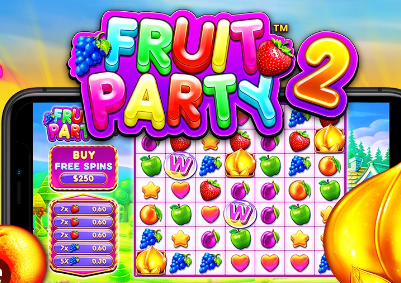 Fruit Party 2, slot online, Pragmatic Play, rodadas grátis, multiplicadores, jogos de azar, ganhar dinheiro, caça-níqueis, diversão.